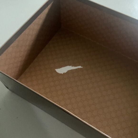 Authentic GUCCI Shoe Box Brown Gold - Picture 4 of 8